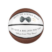 Werden Sie mein "Ring Bearer"-Vorschlag sein? Mini Basketball (Vorderseite)
