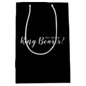 Werden Sie mein Ringträger sein? Neuer Vorschlag Mittlere Geschenktüte (Vorderseite)