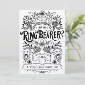 Werden Sie mein Rufträger sein? Einladung (Stehend Vorderseite)