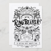 Werden Sie mein Rufträger sein? Einladung (Vorne/Hinten)