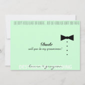 Werden Sie mein______ sein? Einladung (Vorderseite)