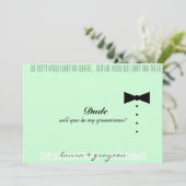 Werden Sie mein______ sein? Einladung (Stehend Vorderseite)