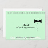 Werden Sie mein______ sein? Einladung (Vorne/Hinten)