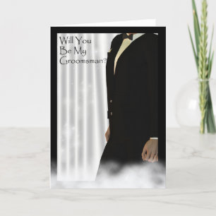 Werden Sie mein Trauzeuge Hochzeitskarte sein? Einladung