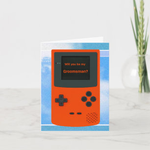 Werden Sie mein Trauzeuge sein, der ein elektronis