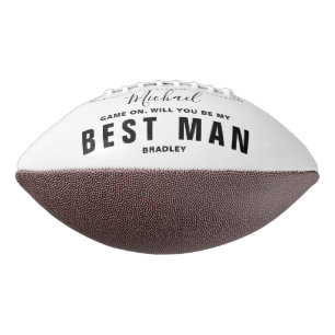 Werden Sie mein TRAUZEUGE sein, der einen Personal Football