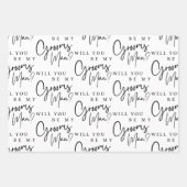 Werden Sie mein Trauzeuge sein, die Blätter umhüll (Vorderseite 2)