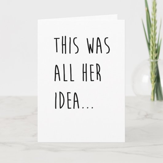 Werden Sie mein Trauzeuge sein, ein lustiger Trauz Einladung (Vorderseite)