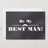 Werden Sie mein Trauzeuge sein? Einladung (Vorderseite)