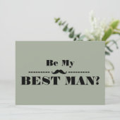 Werden Sie mein Trauzeuge sein Einladung (Stehend Vorderseite)