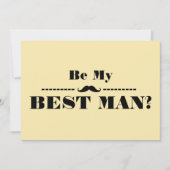 Werden Sie mein Trauzeuge sein? Einladung (Vorderseite)