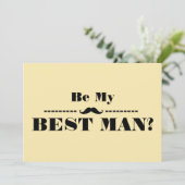 Werden Sie mein Trauzeuge sein? Einladung (Stehend Vorderseite)