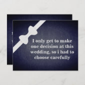 Werden Sie mein Trauzeuge sein? Einladung (Vorne/Hinten)