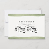 Werden Sie mein Trauzeuge sein? Einladungen für Wa (Vorderseite)