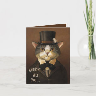 Werden Sie mein Trauzeuge sein? Seid mein Trauzeug Einladung