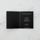 Werden Sie mein Trauzeuge sein? Seid mein Trauzeug Einladung (Innenseite)