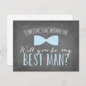 Werden Sie mein Trauzeuge sein? | Trauzeugen Einladung (Vorne/Hinten)