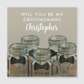 Werden Sie mein Trauzeuge-Vorschlagskarte sein? Magnetkarte (Vorderseite)