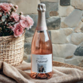 Werden Sie mein überhändiges Bild sein? Schaumweinetikett