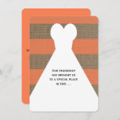 Werden Sie mein überhängtes Gedicht Hochzeitungs-G Einladung (Vorne/Hinten)