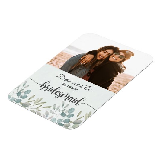 Werden Sie mein überhängtes schlengrün Magnet sein (Linke Seite)