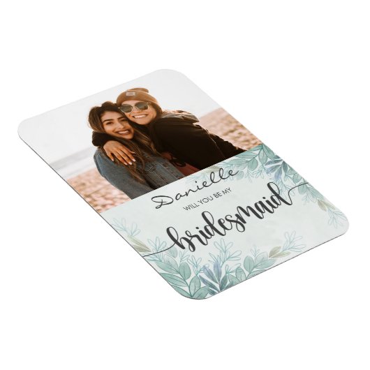 Werden Sie mein überhängtes schlengrün Magnet sein (Rechte Seite)