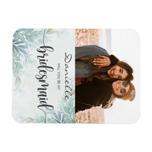 Werden Sie mein überhängtes schlengrün Magnet sein (Horizontal)