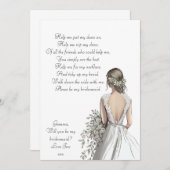 Werden Sie mein überliefertes Gedicht sein, klassi Save The Date (Vorne/Hinten)