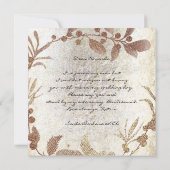 Werden Sie mein überwältigender Goldkranz sein? Einladung (Rückseite)