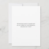 Werden Sie mein Usher Tuxedo-Vorschlag sein? Einladung (Rückseite)