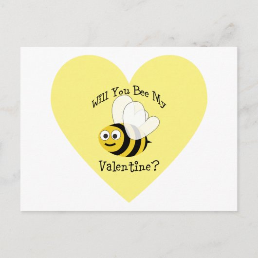 Werden Sie mein Valentin sein? Feiertagspostkarte (Vorderseite)