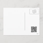 Werden Sie mein Valentin sein? Feiertagspostkarte (Rückseite)