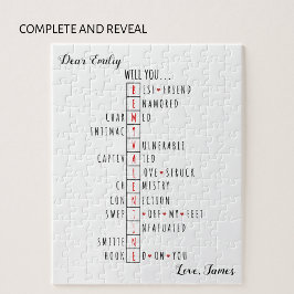 Werden Sie mein Valentin sein - neue Liebe-Erkläru Puzzle