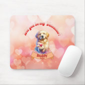Werden Sie mein Valentin sein personalisiert? Mousepad (Mit Mouse)