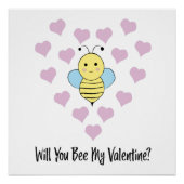 Werden Sie mein Valentin sein? Poster (Vorderseite)