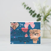 Werden Sie mein Valentin sein? Postkarte (Stehend Vorderseite)