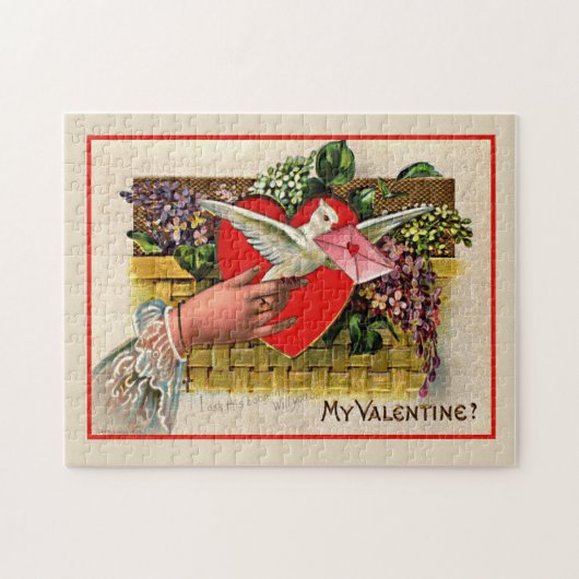 Werden Sie mein Valentin sein? Puzzle (Horizontal)