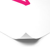 Werden Sie mein Valentine 3/4 Sleeve Raglan T - Sh Poster (Ecke)