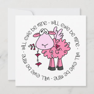 Werden Sie mein Valentine sein? Feiertagskarte
