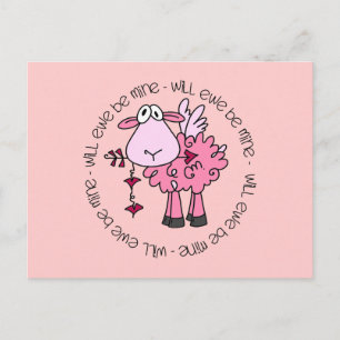 Werden Sie mein Valentine sein? Feiertagspostkarte