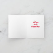 WERDEN "SIE" "MEIN" VALENTINE SEIN KARTE (Innenseite)