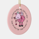 Werden Sie mein Valentine sein? Keramik Ornament (Rechts)