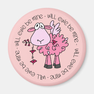 Werden Sie mein Valentine sein? Magnet