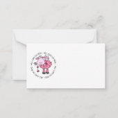 Werden Sie mein Valentine sein? Mitteilungskarte (Rückseite)