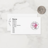 Werden Sie mein Valentine sein? Mitteilungskarte (Vorderseite/Rückseite Beispiel)