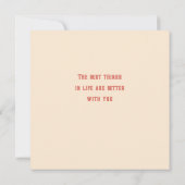 Werden Sie mein Valentinerkollektor sein? Karte (Rückseite)