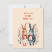 Werden Sie mein Valentinerkollektor sein? Mitteilungskarte (Vorderseite)