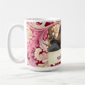 Werden Sie mein Valentinin Romantisches Foto Valen Kaffeetasse (Links)