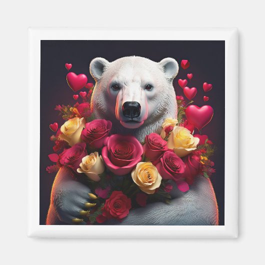 Werden Sie mein Valentinin sein? Magnet (Vorne)