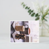 "Werden Sie mein Valentinin sein?" Postkarte (Stehend Vorderseite)